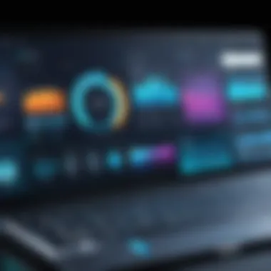 Illustrating an intuitive software dashboard User-friendly software dashboard
