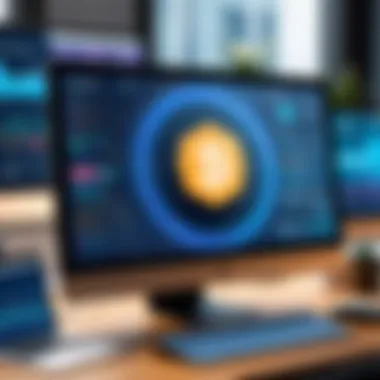 Diverse Crypto Software Offerings A diverse range of crypto software products showcased on a digital platform.
