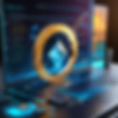 Future Innovations in Crypto Software A futuristic representation of innovations in the crypto software sector.