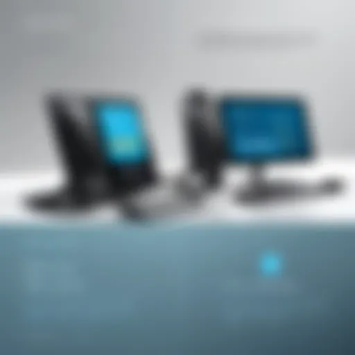 A visual comparison of VoIP provider features and benefits.