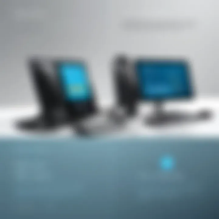 A visual comparison of VoIP provider features and benefits.