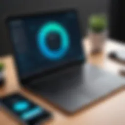 Interface showcasing Foreup's features