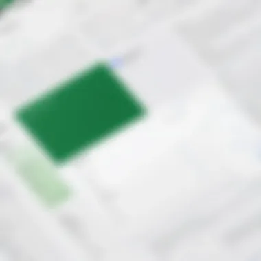 Overview of Google Sheets Features A detailed view of Google Sheets interface showcasing various features.