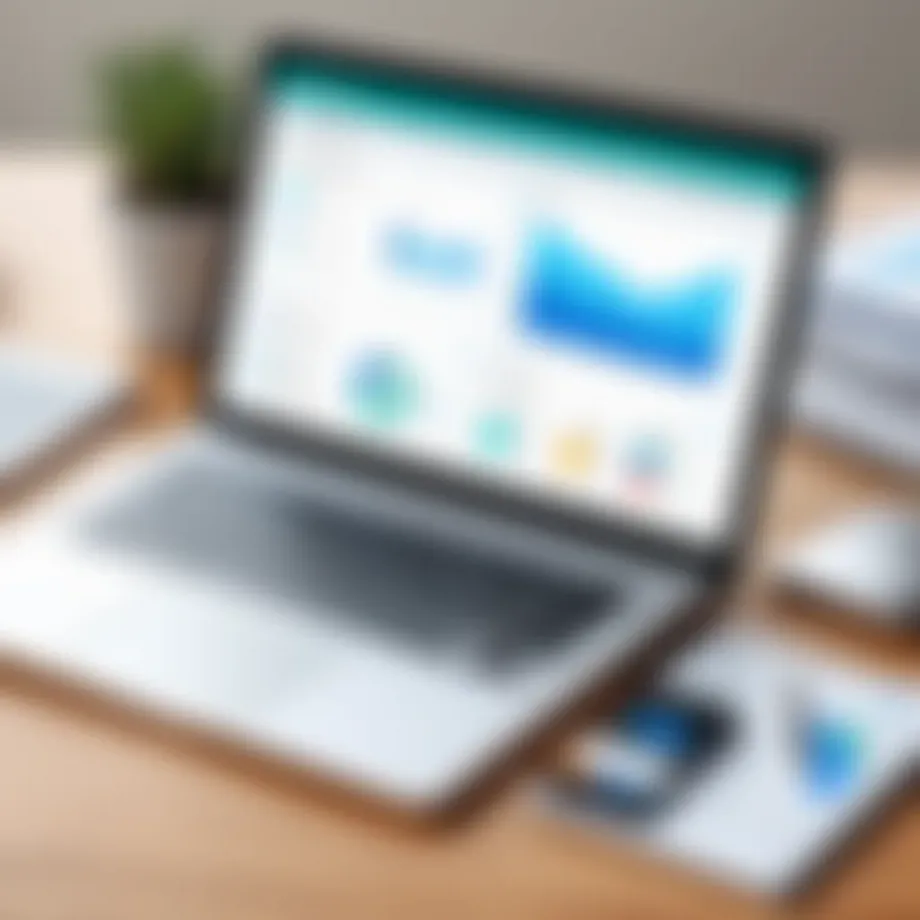 A modern interface of a home flipping software showcasing budgeting tools.