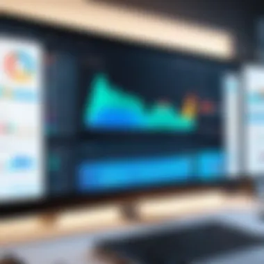 Project Management Dashboard Overview A visually appealing dashboard showcasing project management tools