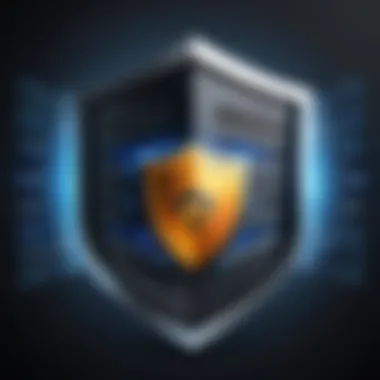 Web Hosting Security Essentials Security shield symbolizing web hosting protection