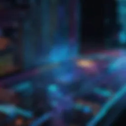 Innovative AI algorithms analyzing financial data