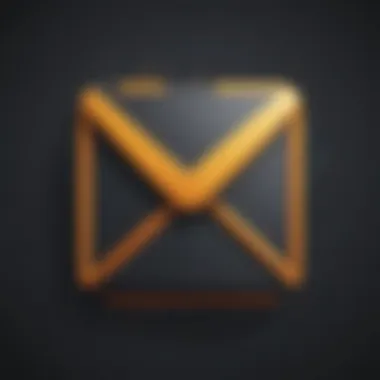 Unique Email Symbol Representation Innovative email symbol design