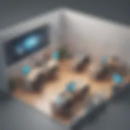 Innovative virtual classroom setup