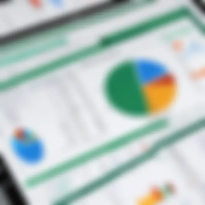 Chart showcasing data analysis techniques in Excel