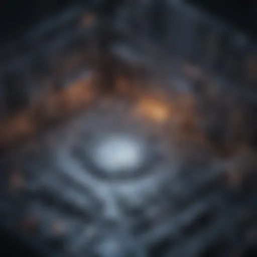 Illustration of intricate installation process