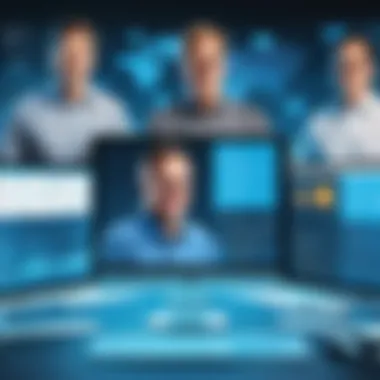 Key Players in the Sweepstakes Software Industry Illustration highlighting key players in the sweepstakes software industry