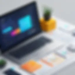 Visual representation of effective landing page elements