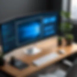 Visual representation of remote desktop session management