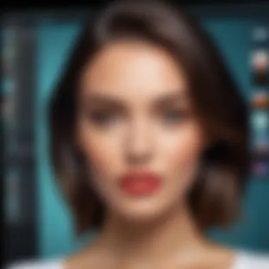 Advanced Editing Features Screen capture of advanced photo editing features in Canva