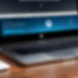 Macbook screen displaying Microsoft Authenticator interface