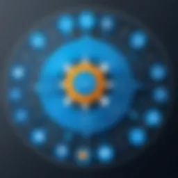 An intricate diagram illustrating Microsoft CIAM framework