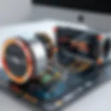 Illustration of text-to-speech technology in action
