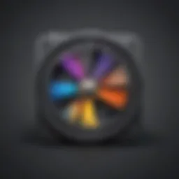Film reel icon with Windows logo