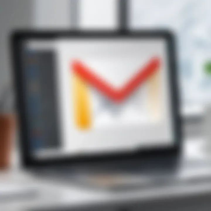 Highlighting the search function in Gmail