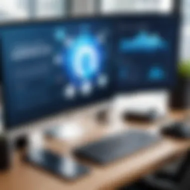 Chart illustrating the scalability advantages of NordVPN in a corporate environment