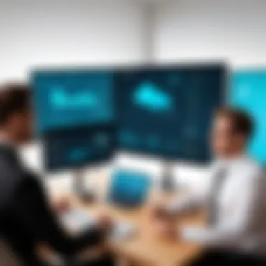 Abstract concept of enhanced communication through Webex and CRM integration