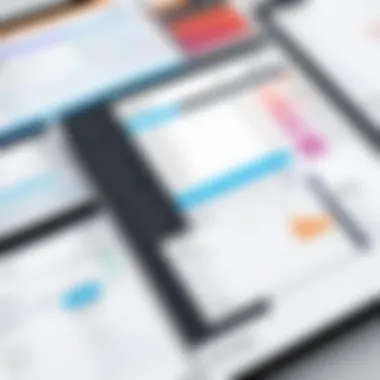 Streamlined Invoice Templates Overview A sleek dashboard interface showcasing invoice templates