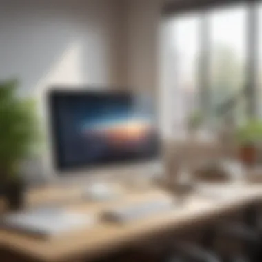 Natural Light Workspace Natural light streaming into well-designed workspace