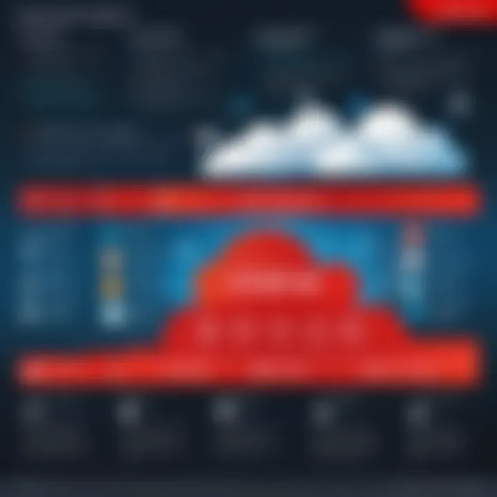 Diagram illustrating key features of Oracle Data Integration Cloud