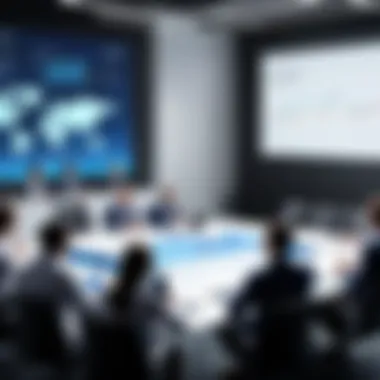 Strategic Meeting on Finance Outsourcing A strategic meeting discussing finance outsourcing