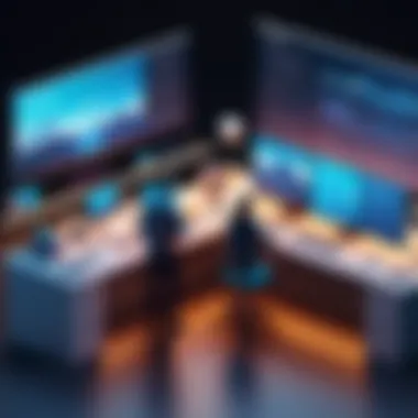 Crafting Personalized Journeys Artistic depiction of personalized experiences in customer relationships