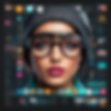 Pixlr User Interface Overview User interface of Pixlr showcasing editing tools and features