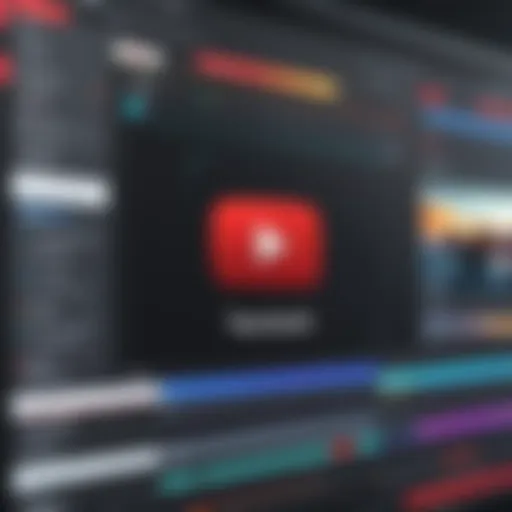 Interface of a popular YouTube editing software showcasing timeline features