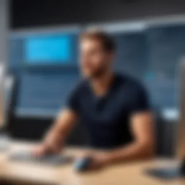 Engaging with Genuine Software Reviews A user exploring authentic software reviews