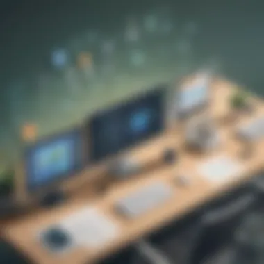 Artistic Rendering of Sage Group Software Applications Artistic portrayal of Sage Group software applications