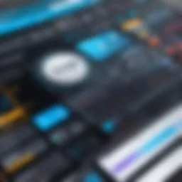 Illustration of SAP Enable Now dashboard showcasing various features