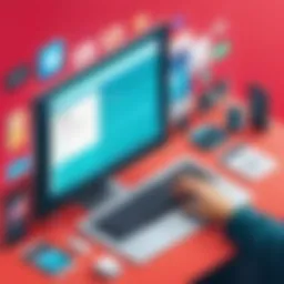 An overview of Canva's sharing options and features