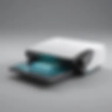 Sleek desk scanner with advanced scanning capabilities