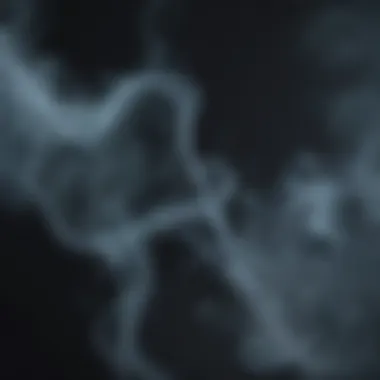 Smoke Wisps Enhancing Cinematic Scene