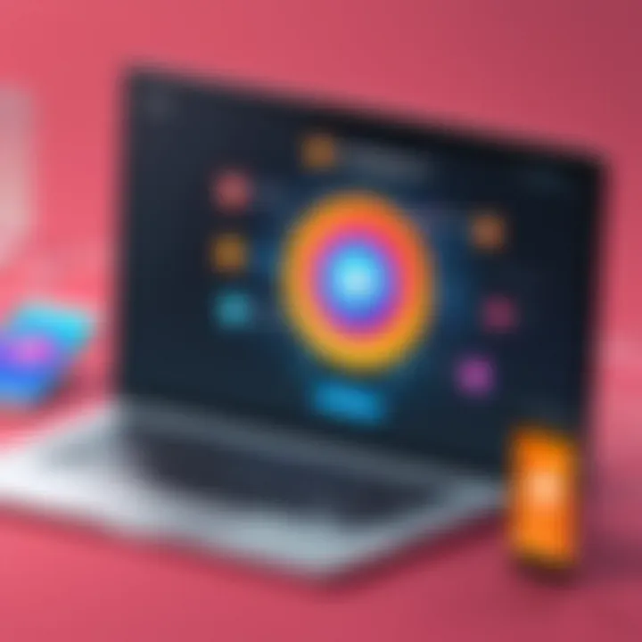Visual representation of user experience with Social Boost.