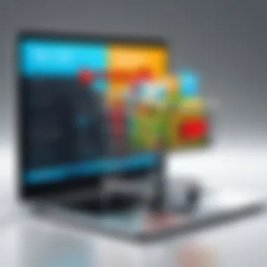 Exclusive Deals in Your Software Cart Artistic interpretation of a software shopping cart filled with discounts
