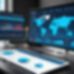 A sophisticated policy management dashboard displaying analytics and features.