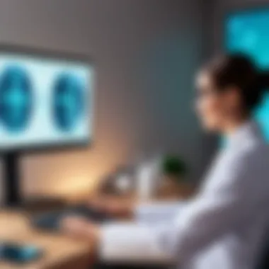 Telemedicine: Bridging Distances A visual representation of telemedicine in action with a patient and physician interacting remotely.