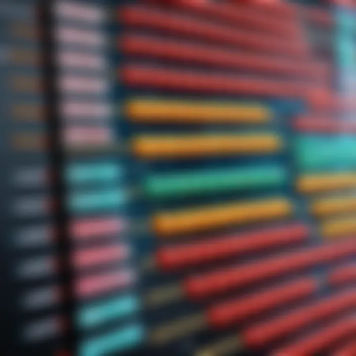 Market trends graph illustrating abacus pricing fluctuations