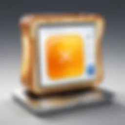 User interface of Toast OS X showcasing multimedia features