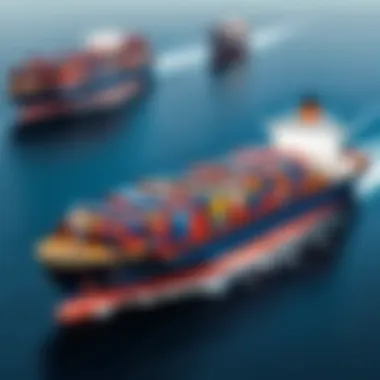 Challenges and Opportunities in Global Shipping An infographic depicting challenges and opportunities in shipping.