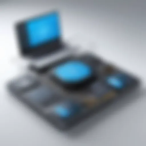 Visual representation of D&B Connect platform functionalities