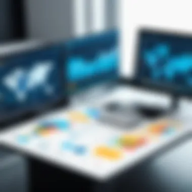 Visualization of data consolidation process