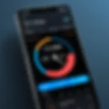 Mobile app interface displaying time tracking features