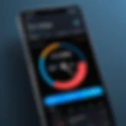 Mobile app interface displaying time tracking features